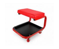 ST3059 Sgabello da officina a carrello con ruote e ripiano per attrezzi