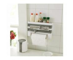 Dispenser porta rotoli 4363 da parete alluminio pellicola carta e porta spezie