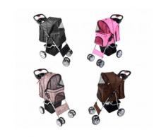 Passeggino per cani pieghevole 220229 BUGGY trasportino con zip