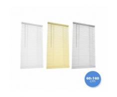 007743 Tenda da sole veneziana 60 x 160 cm per interno in pvc