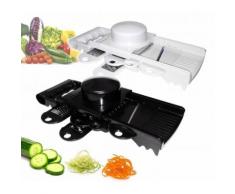 Multi grattugia 7 pz con 5 lame intercambiabili in acciaio inox multi grater affetta taglia e sminuzza