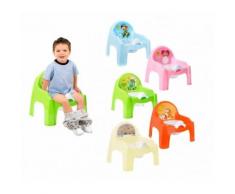 091103 Vasino per bambini sedia con vasino in plastica 4 colori baby potty