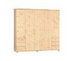 JYSK Armadio Britta (5 ante, 6 cassetti, laccato naturale)