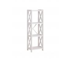 JYSK Scaffale Magnus (40 cm, 4 ripiani, laccato bianco)