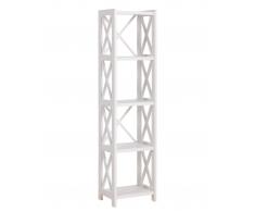 JYSK Scaffale Magnus (40 cm, 5 ripiani, laccato bianco)