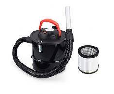 Navaris Aspiracenere Caminetto - Aspiratutto Aspira Cenere Polvere - Aspirapolvere a Bidone 10L - Aspiratore Elettrico Camino Forno a Legna