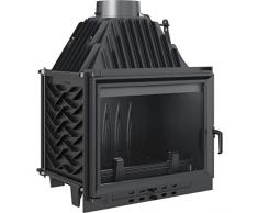 KRATKI Zuzia Eco Camino a legna con inserto ad aria Emissione C02 ridotta Conforme BImSchV 2 12 kW Rendimento termico 81% Acciaio e Ghisa