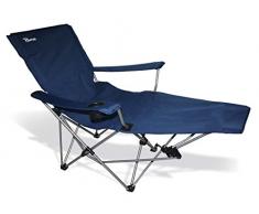 Bertoni Tende Relax Poltrona Apertura Ombrello, Blu, Unica, Blu, Unica