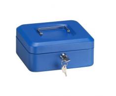 ARREGUI Elegant C9224 Cassetta di sicurezza con chiave per contare e trasportare denaro | Cassetta Portavalori in acciaio con vassoio Portamonete | Cassaforte portatile de 20 cm di larghezza | Rossa