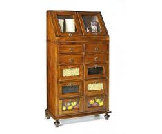 DISPENSA LEGNO CUCINA ARTE POVERA MOBILE NOCE SUPER OFFERTA