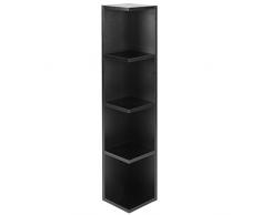 PORTA CD SCAFFALE CD PORTA CD MURO MOBILE PORTA CD FINO 80 CD (NERO)