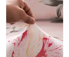 LINGJUN Colorful Cassa del Fiore Stampa Divano Lounge Copridivani Stretch Home Elastico Arms Hotel Mobili di Protezione (Rosa chiaro, 1 posti 75-145cm)
