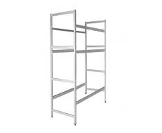 Lacor 56302 56302-Supporto Laterale per scaffalature modulari, 385x250 mm (GN 2/3), Alluminio