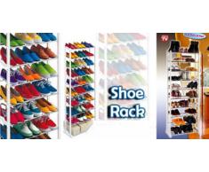 Scarpiera 30 paia Amazing shoe rack salvaspazio scaffale organizer scarpe leggera e trasportabile e facile da montare visto in tv mws
