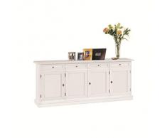 CREDENZA LEGNO BASE MOBILE LEGNO BIANCO OPACO