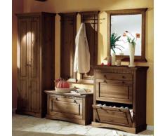 clever-moebel Armadio guardaroba in legno massello stile coloniale, armadio