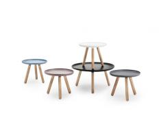 Normann Copenhagen Tavolino Tablo Table Rotondo Piccolo, Bianco