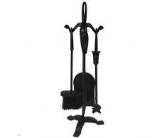 JVL Ltd, Set accessori per camino, 5 pz Cotswold
