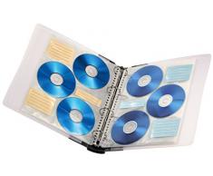 Hama Fogli Porta CD Formato A4, 6 CD per Foglio, 10 pzz