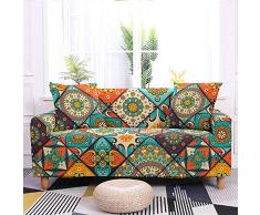 Home Wang Fodere Copridivani Copridivano Copridivano Elasticizzato Copridivano Elastico Copridivano Componibile Stili Bohémien Copridivano Modello Mandala 1-4 Posti-04_2 Posti 145-185 Cm