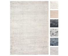 TESSO LIVING Tappeto Salotto Pelo Corto Grigio Chiaro 200 X 290 cm, Tappeto Soggiorno Moderno, Super Morbido