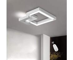 ZMH Plafoniera LED da soffitto I lampada moderna da soffitto 37W 50cm lampadario Dimmerabile bianco caldo| neutro | bianco freddo con il telecomando per camera da letto o soggiorno