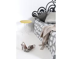 Iplex Design Arabesco Small Comodino/Tavolino in Plexiglass, Giallo
