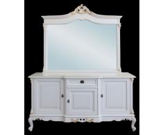Credenza con specchiera in composizione classica