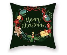 XIAOGING Tema di Buon Natale Decorativo Federa Home Decor Christmas Star tiro Cuscino copridivani Cuscino, style4 (Colore : Style5)
