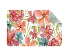 Tappetino rotondo per pavimenti arrotondati, lavabile in lavatrice, antiscivolo, assorbente, per ingresso, camera da letto, soggiorno, divano, decorazione per la casa