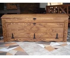 Decocraft Scarpiera in legno box armadio armadietto porta corridoio pino sedere Storage Bench (KL3)