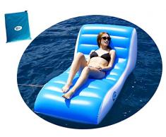 BEACHART Poltrona materassino Gonfiabile Relax con Sacca 196x100cm Mare Piscina Spiaggia