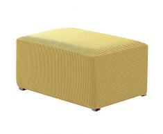 RTSFKFS Copri Poggiapiedi/Copertura DellOttomano Rettangolare Elasticizzato, Jacquard Quadrato Pieghevole Copri Pouf con Fondo Elastico Sofa Protettore per Soggiorno Decorazione