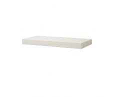 Mensola piano ripiano melaminico vari colori complementi arredo casa salone (Bianco 381/23)