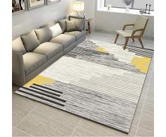 LIVEINU Tappeto A Pelo Corto Scandinavia per Salotto Soggiorno Modern Design Tappeti per Salotto Arredamento Antiscivolo Lavabili Ornamenti 120x160cm