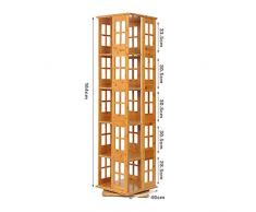GWXJZ Porta CD e Dvd Scaffale Girevole a 360 ° Scaffale a 5 Livelli Scaffale a 5 Strati Scaffale per scaffali da scaffale