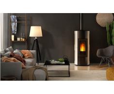 Ravelli Stufa a pellet Mod. Flexi 11 Tecnologia Convection, Air, Flow; Potenza termica 4,0 -11 Peso netto: 220 Kg,1 kW - Serbatoio pellet: 18 Kg (BORDEAUX, Ceramica)