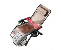 Poltrona a gravità zero, poltrona a gravità zero per esterni Pe Rattan Sedie reclinabili per patio Spiaggia Piscina Prato Campeggio per interni Sedia a sdraio per ufficio Sedia a sdraio (Colore :