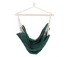 Ultranatura XL Poltrona sospesa con Sostegno Trasversale Serie Bali, carico utile Fino a 150 kg, Verde, 185x125x5 cm
