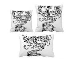 Line Painting Dragon Cultura Cinese Arte Cuscini Set Inserto Copricuscino Home Divano Decorazione Regalo