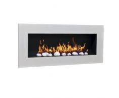 New Camino da parete /Mod LINEA LUSSO 2013 BIANCO/ bio-caminetto GEL/ CAMINO AL BIOETANOLO