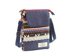 CHILDWEET 5 Borsa A Tracolla Per Le Ragazze Sacchetto Di Stile Etnico Sacchetto Di Spalla Delle Ragazze Sacchetto Del Telefono Mobile Sacchetto Di Modo Del Bambino Della Ragazza Rosso
