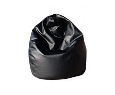 13Casa - Dea A4 - Poltrona sacco. Dim: 70x70x110 h cm. Col: Nero. Mat: Ecopelle.