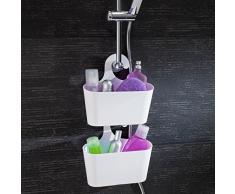 contenitore portaoggetti da bagno da appendere alla doccia - fili