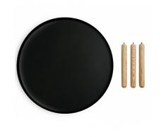 Normann Copenhagen Tavolino Tablo Table Rotondo Piccolo, Nero