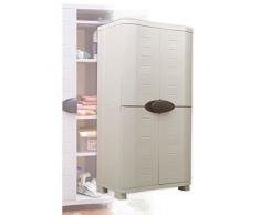 PLASTIKEN armadio portaoggetti, in resina