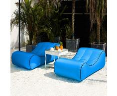 HIAME Divano Gonfiabile,Poltrona Gonfiabile ,Letto ad Aria, Pieghevole e Portatile Adatto per Campeggio, Passeggiate, Relax, Feste in Spiaggia, ECC. Resistente allo Strappo