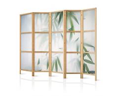 murando Paravento XXL Bambù verde Natura Zen Spa 225x171 5 parti Stampa unilaterale su tela in TNT Parete Divisoria Interno Separatore Stanza Pieghevole Decorazioni Legno Giappone b-B-0591-z-c