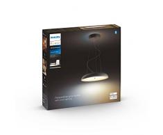 Philips Hue White Ambiance Amaze Lampada a Sospensione Smart, Bluetooh, LED Integrato, 39 W, Nera, con Telecomando Hue Dimmer Switch Incluso