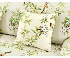 LINGJUN Colorful Cassa del Fiore Stampa Divano Lounge Copridivani Stretch Home Elastico Arms Hotel Mobili di Protezione (Salice, 3 posti 190-230cm)
